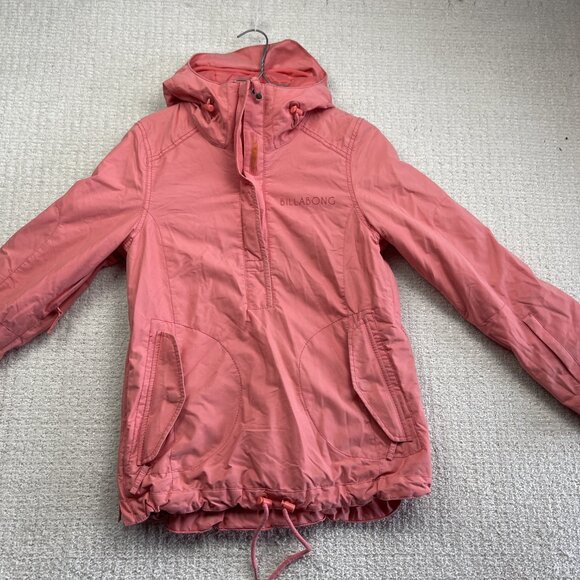 Y2K BILLABONG Womens Size XS Pink 10K Hooded Snow Skiing Snowboard Jacket Skate - Picture 7 of 16